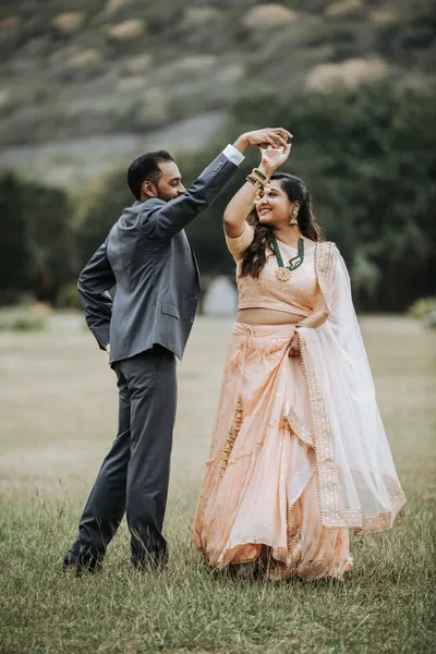 Couple formal attire dancing open, Mauritius